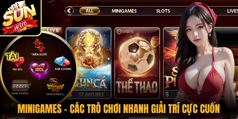 Sunwin Tips - Cổng game Sun Win | Link tải game Sunwin tài xỉu 2026 40 Minigames – Các trò chơi nhanh giải trí cực cuốn trên Sunwin